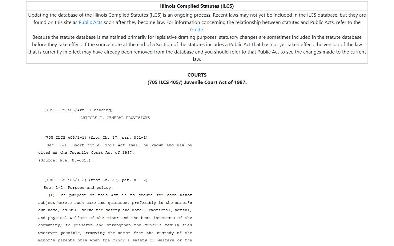 Illinois Juvenile Court Act of 1987 confidentiality cited in St. Clair County probate records guidance